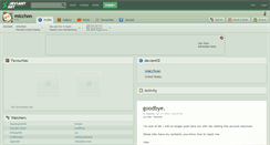 Desktop Screenshot of micchon.deviantart.com