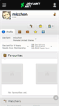 Mobile Screenshot of micchon.deviantart.com