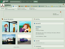 Tablet Screenshot of kaiokken.deviantart.com