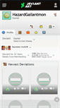 Mobile Screenshot of hazardgallantmon.deviantart.com
