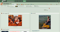 Desktop Screenshot of flameshadow117.deviantart.com