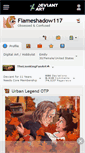 Mobile Screenshot of flameshadow117.deviantart.com