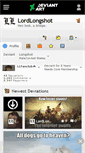 Mobile Screenshot of lordlongshot.deviantart.com