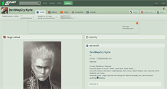 Desktop Screenshot of devilmaycry-kyrie.deviantart.com