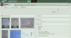 Desktop Screenshot of editor42.deviantart.com