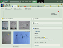 Tablet Screenshot of editor42.deviantart.com