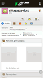 Mobile Screenshot of cittagazze-dust.deviantart.com