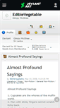 Mobile Screenshot of ediblevegetable.deviantart.com