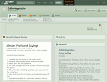 Tablet Screenshot of ediblevegetable.deviantart.com