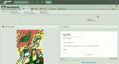 Desktop Screenshot of kidcoelacanth.deviantart.com