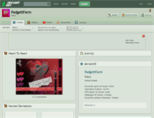 Tablet Screenshot of padgettfarm.deviantart.com