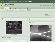 Tablet Screenshot of gothic-cutie-rnb.deviantart.com