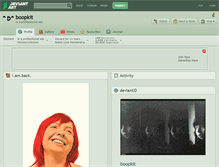 Tablet Screenshot of boopkit.deviantart.com