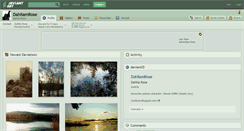 Desktop Screenshot of dahliamrose.deviantart.com