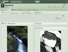 Tablet Screenshot of katsumi630.deviantart.com