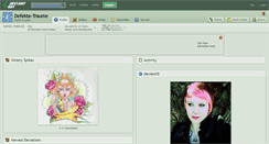 Desktop Screenshot of defekte-traume.deviantart.com