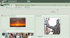 Desktop Screenshot of magicsean.deviantart.com