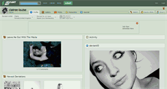 Desktop Screenshot of clairee-louise.deviantart.com
