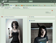 Tablet Screenshot of antigreg.deviantart.com