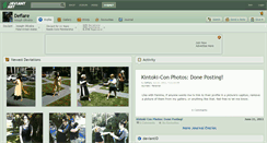 Desktop Screenshot of deflare.deviantart.com