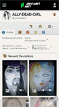 Mobile Screenshot of ally-dead-girl.deviantart.com