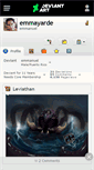 Mobile Screenshot of emmayarde.deviantart.com