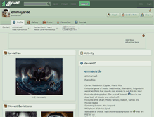 Tablet Screenshot of emmayarde.deviantart.com