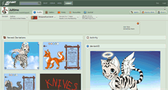 Desktop Screenshot of jultimo.deviantart.com