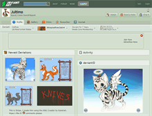 Tablet Screenshot of jultimo.deviantart.com