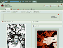 Tablet Screenshot of margoart.deviantart.com