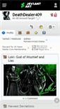 Mobile Screenshot of deathdealer409.deviantart.com