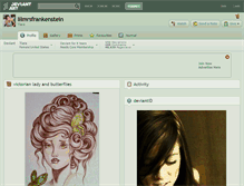 Tablet Screenshot of lilmrsfrankenstein.deviantart.com