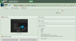 Desktop Screenshot of endel.deviantart.com