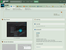 Tablet Screenshot of endel.deviantart.com