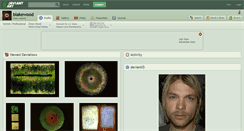 Desktop Screenshot of blakewood.deviantart.com