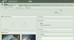Desktop Screenshot of elfstar.deviantart.com