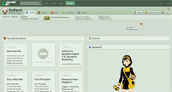 Desktop Screenshot of evefarrel.deviantart.com
