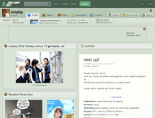 Tablet Screenshot of killaflip.deviantart.com