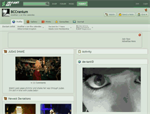 Tablet Screenshot of bccranium.deviantart.com