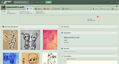 Desktop Screenshot of melancholicclouds.deviantart.com