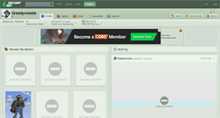 Desktop Screenshot of greedywoozle.deviantart.com