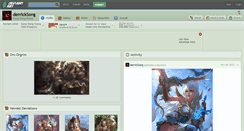 Desktop Screenshot of derricksong.deviantart.com
