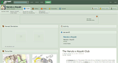 Desktop Screenshot of naruto-x-koyuki.deviantart.com