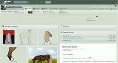 Desktop Screenshot of fadingmemoriees.deviantart.com