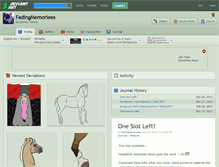 Tablet Screenshot of fadingmemoriees.deviantart.com