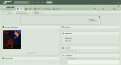 Desktop Screenshot of internet.deviantart.com