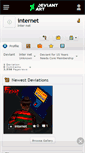 Mobile Screenshot of internet.deviantart.com