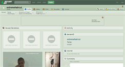 Desktop Screenshot of extremehaircut.deviantart.com