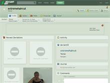 Tablet Screenshot of extremehaircut.deviantart.com