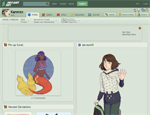 Tablet Screenshot of karerex.deviantart.com